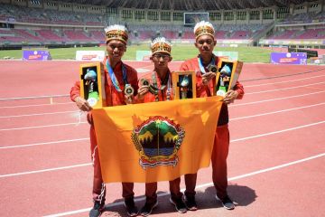 Jateng sementara memimpin medali para-atletik Peparnas Papua