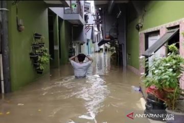 Permukiman Kebon Pala banjir akibat luapan Kali Ciliwung