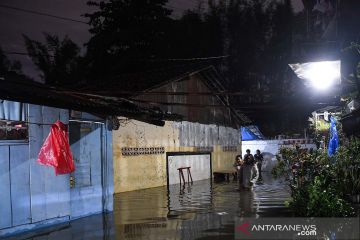 Banjir di kawasan Mampang Jakarta Selatan