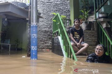 Banjir rendam permukiman di Ibu Kota Jakarta