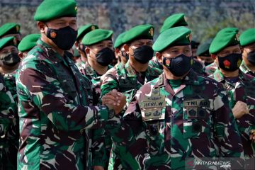 Mayjen TNI Teguh Rumekso memulai tugas sebagai Pangdam VI/Mulawarman