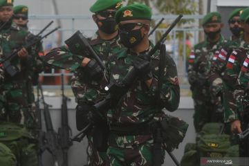 PELEPASAN PASUKAN PENGAMANAN PERBATASAN RI-PNG