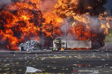 Simulasi Pengamanan Balap Motor Internasional Di Mandalika