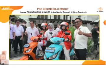 Pos Indonesia X Swap Energi hadirkan motor listrik untuk kurir wanita