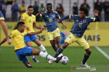 Brasil lolos ke Piala Dunia 2022 usai tekuk Kolombia