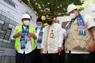 Masjid Maulana Mahmud Zakaria ditargetkan rampung dalam dua bulan