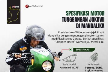 Spesifikasi motor tunggangan Jokowi di Mandalika