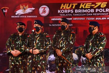 Peringatan HUT ke-76 Brimob