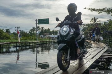 Sudah empat pekan, banjir di Kabupaten Sintang belum surut