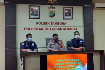 Polisi tangkap dua pemuda pencuri kaca spion mobil di Jakarta Barat