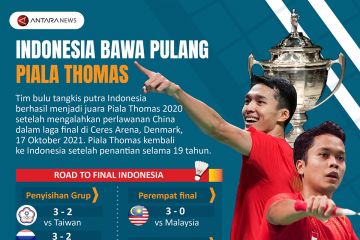 Indonesia bawa pulang Piala Thomas