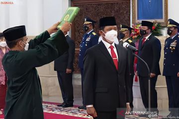 Presiden lantik Mayjen TNI Suharyanto sebagai Kepala BNPB