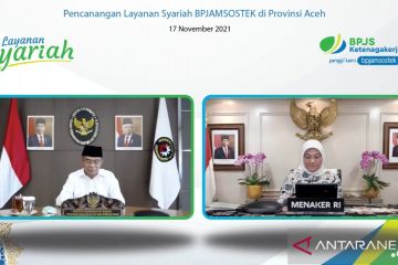 Menaker apresiasi BPJS Ketenagakerjaan berikan layanan syariah di Aceh