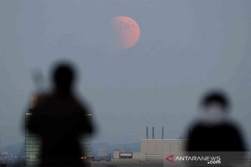 Gerhana bulan sebagian di Jepang