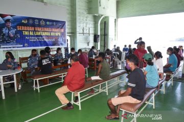 Lantamal VII Kupang kembali gelar vaksinasi di pulau terluar