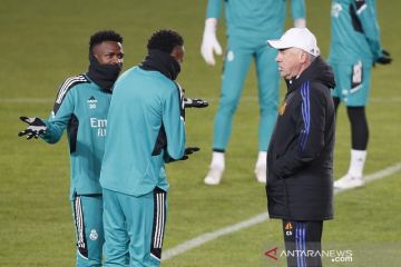 Ancelotti sebut Vinicius pesepak bola paling berbahaya di dunia