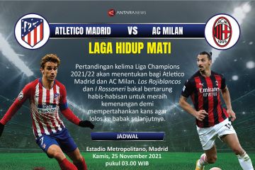 Atletico Madrid vs AC Milan: Laga hidup mati