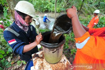 Kebocoran pipa minyak Pertamina di Kota Baru Jambi