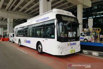 HUT ke-75, Damri uji coba operasional bus listrik