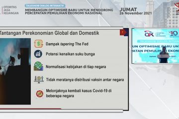 OJK ingatkan perbaikan ekonomi masih punya tantangan