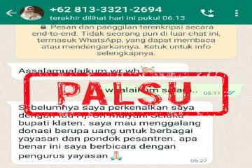 Akun dipalsukan, Beredar foto profil Bupati Klaten disalahgunakan 