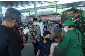 Vaksinasi dosis pertama di Kota Jambi capai 100 persen