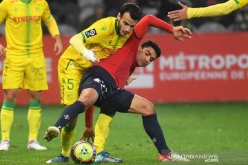 Diimbangi sepuluh pemain Nantes, tren negatif Lille berlanjut