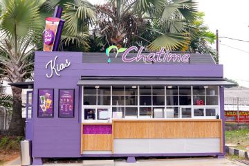 Konsep baru Chatime Kios gerai minimalis yang ramah lingkungan