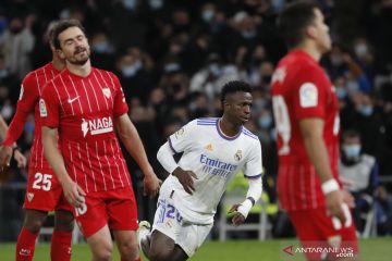 Liga Spanyol; Real Madrid kalahkan Sevilla 2-1