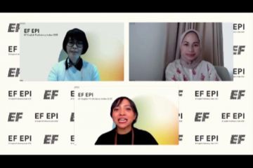 Kecakapan berbahasa Inggris di Indonesia turun 6 peringkat