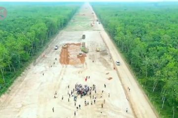 Pembebasan lahan jalan tol di Jambi hampir rampung