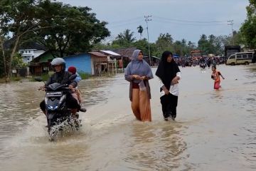 Banjir belum surut, Aceh Utara siapkan mitigasi banjir masa panik