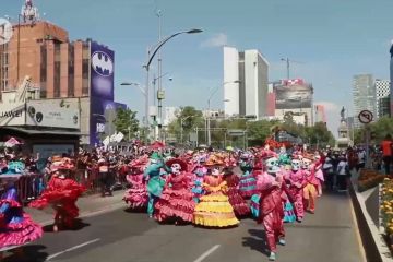 Parade Hari Orang Mati digelar di Mexico City