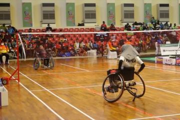 Papua tambah perunggu dari bulu tangkis kursi roda