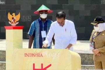 Presiden harap bendungan baru di Jatim tingkatkan aktivitas pertanian