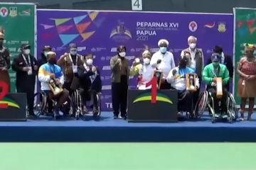 Raih 6 emas, DIY juara umum tenis kursi roda Peparnas XVI