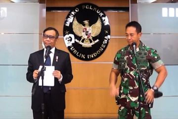 Sambangi Mahfud MD, Panglima TNI bahas isu Papua dan HAM