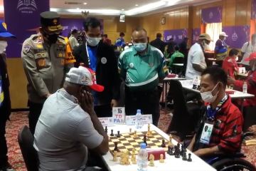 Wakapolda Papua tinjau pertandingan catur cepat Peparnas Papua
