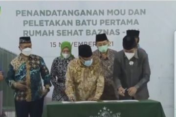 Baznas dan PBNU bangun rumah sehat dengan target 9 bulan