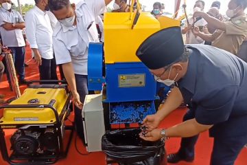 Cilegon terima mesin pencacah plastik dari Kementerian PUPR