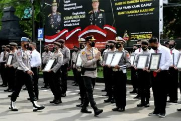 47 anggota Polresta Malang Kota raih penghargaan