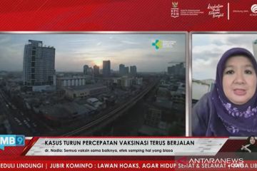 Kemenkes: Vaksinasi alami penurunan disebabkan oleh kondisi membaik