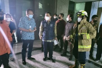 Wagub DKI: Lantai dua Gedung Cyber yang terbakar tidak punya jendela