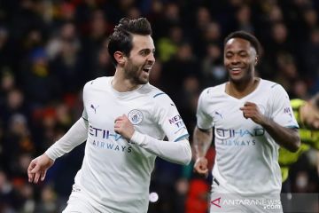 Manchester City rebut posisi puncak seusai bekuk Watford