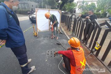 Dinas SDA DKI perbaiki sumur resapan di Lebak Bulus Jakarta