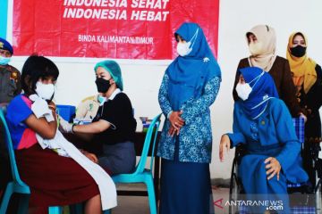 Vaksinasi dosis pertama Mahulu capai 85 persen