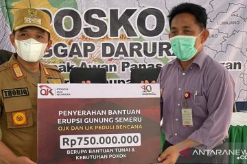 OJK sebut 2.713 debitur terdampak awan panas guguran Gunung Semeru