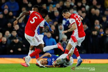 Liga Inggris: Everton kalahkan Arsenal 2-1