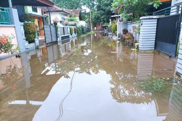 Sejumlah permukiman di Lombok Barat masih terendam banjir