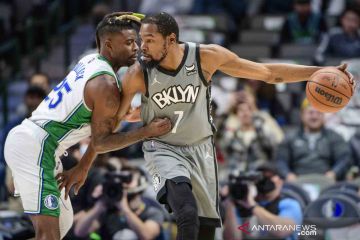 Kevin Durant bawa Nets raih kemenangan atas Sixers